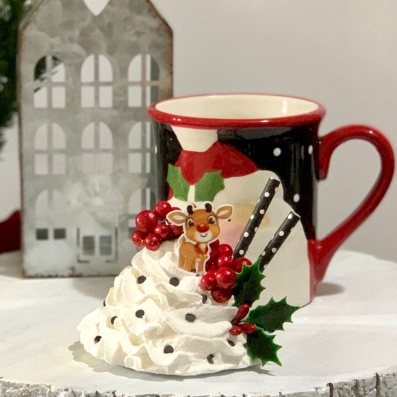 Handmade Mug Topper with Mug. - Picture 2 of 4